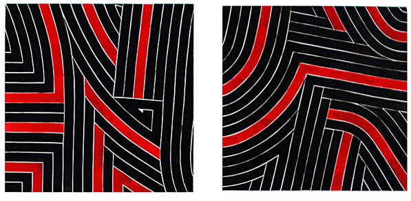10% Red I & II  (diptych)
